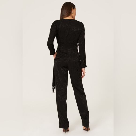 Jonathan Simkhai Julia Wrapped jumpsuit black - 4 - Picture 2 of 13